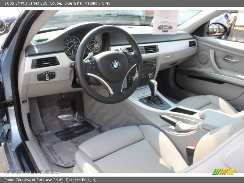 Grey Interior - 2009 3 Series 328i Coupe 