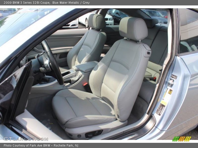Blue Water Metallic / Grey 2009 BMW 3 Series 328i Coupe