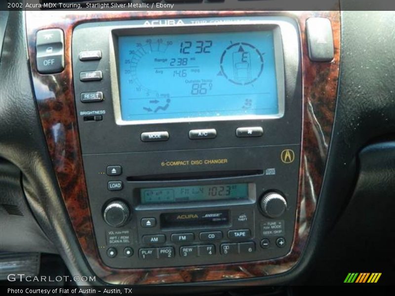 Starlight Silver Metallic / Ebony 2002 Acura MDX Touring