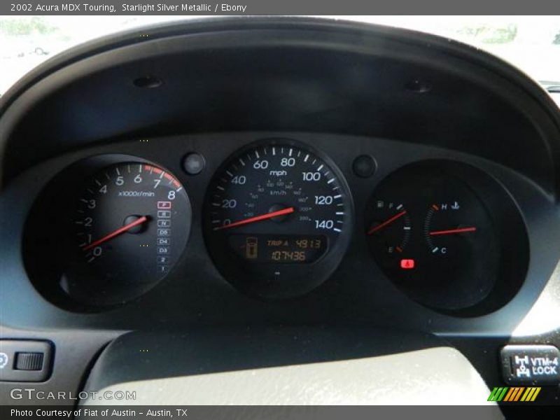 Starlight Silver Metallic / Ebony 2002 Acura MDX Touring