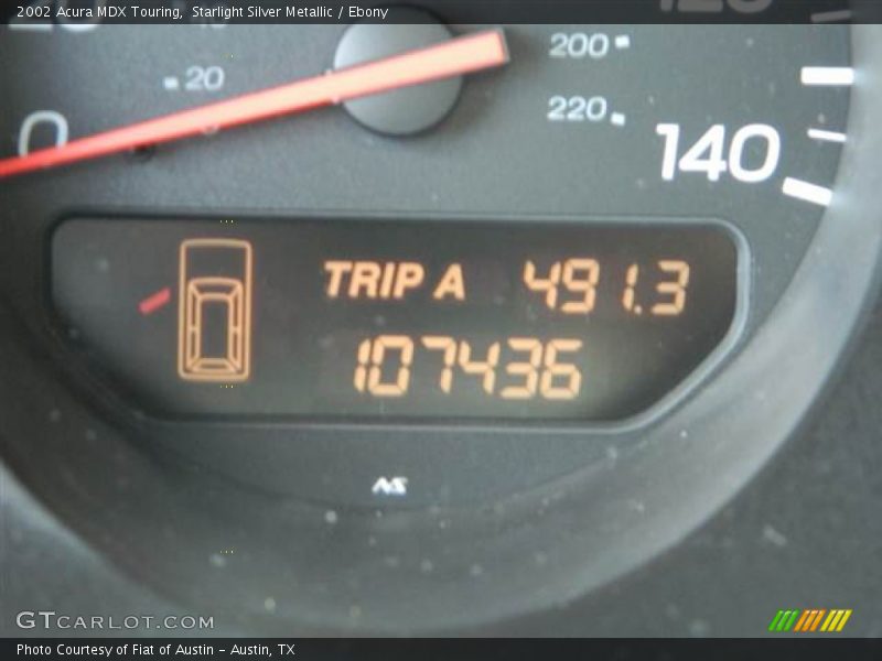 Starlight Silver Metallic / Ebony 2002 Acura MDX Touring