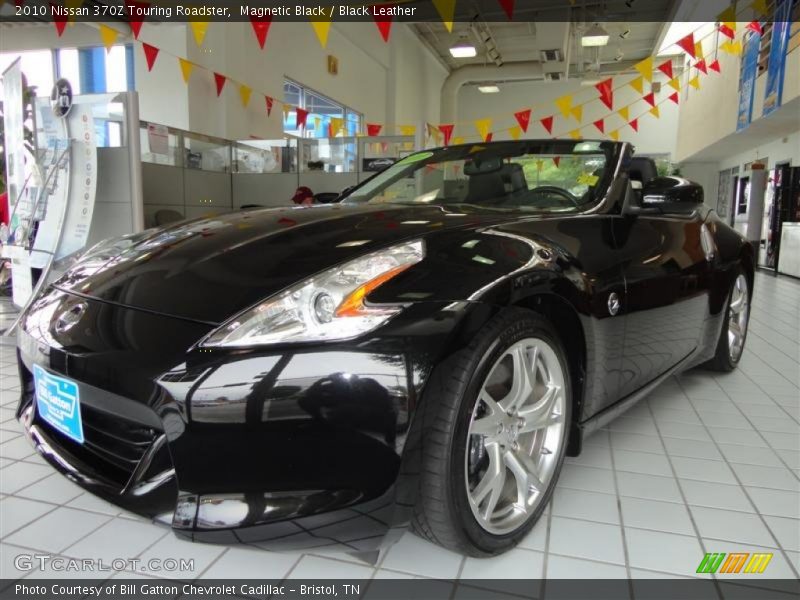 Magnetic Black / Black Leather 2010 Nissan 370Z Touring Roadster
