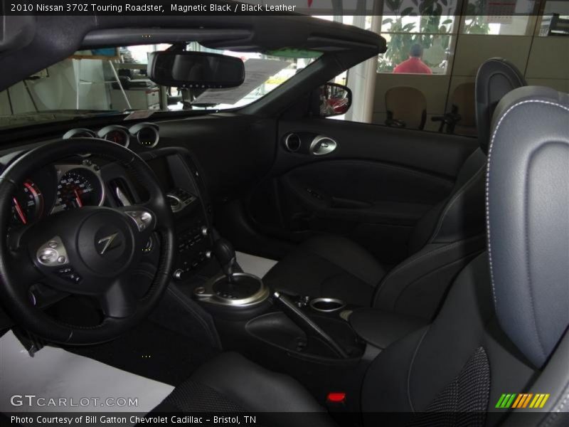 Magnetic Black / Black Leather 2010 Nissan 370Z Touring Roadster