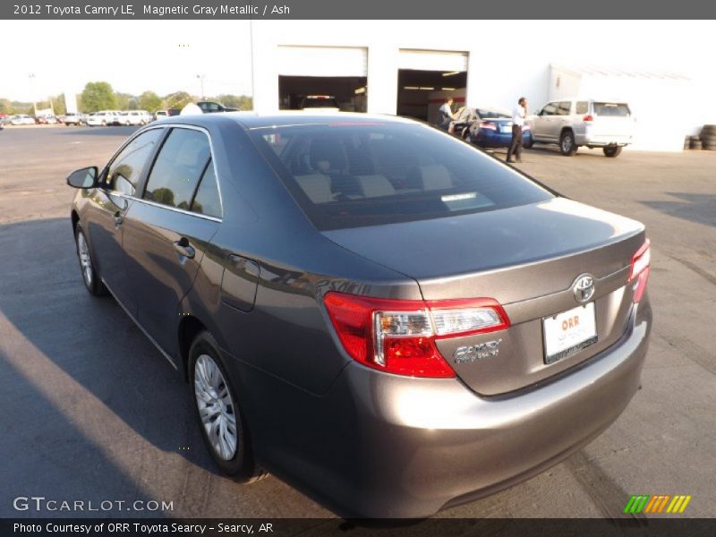 Magnetic Gray Metallic / Ash 2012 Toyota Camry LE