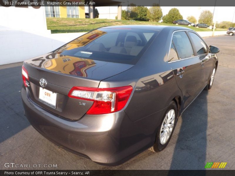 Magnetic Gray Metallic / Ash 2012 Toyota Camry LE
