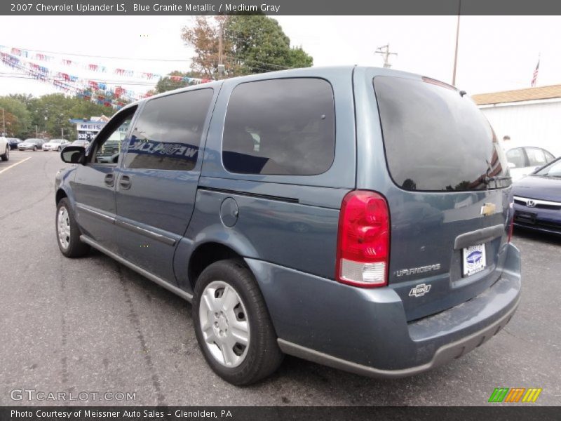 Blue Granite Metallic / Medium Gray 2007 Chevrolet Uplander LS