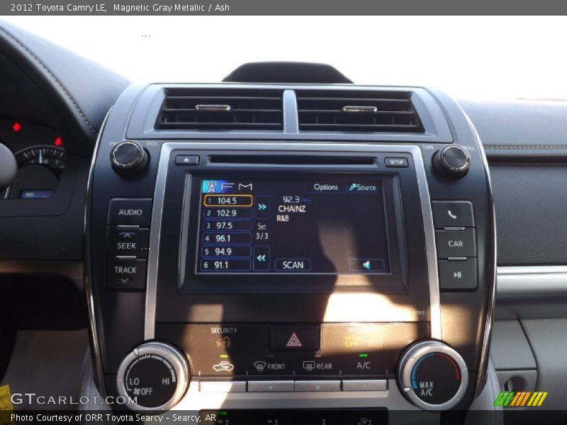 Magnetic Gray Metallic / Ash 2012 Toyota Camry LE
