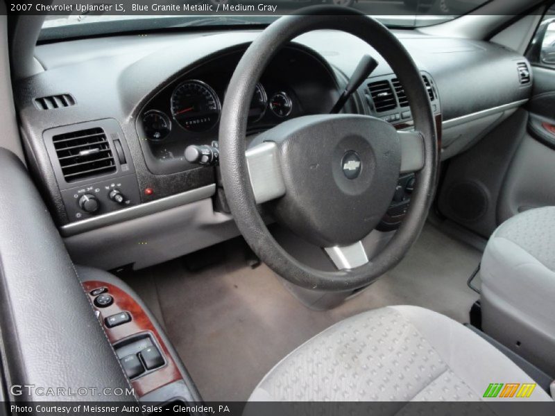 Blue Granite Metallic / Medium Gray 2007 Chevrolet Uplander LS