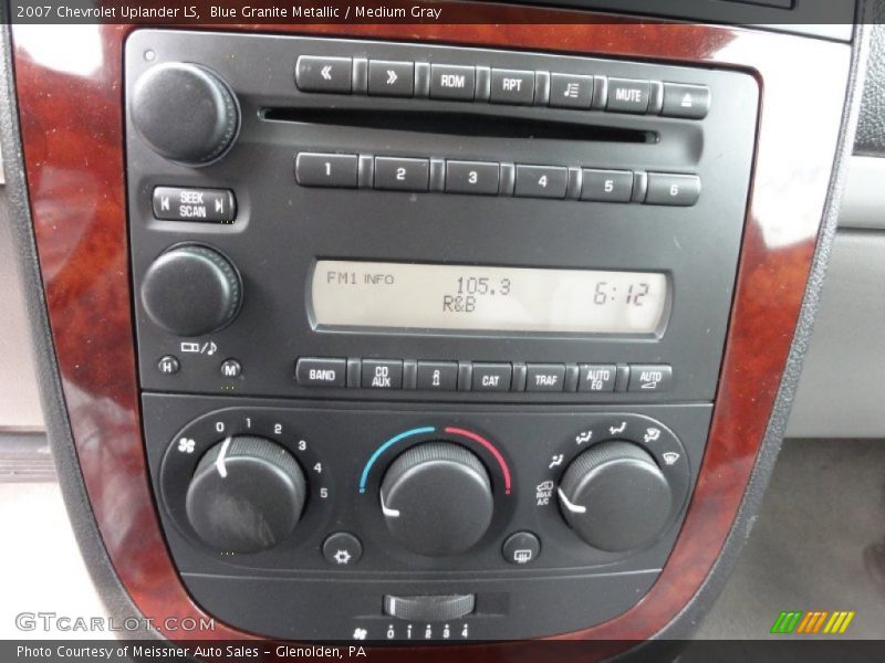 Blue Granite Metallic / Medium Gray 2007 Chevrolet Uplander LS