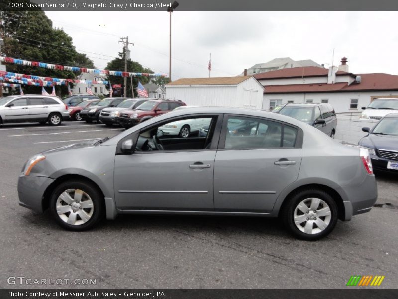 Magnetic Gray / Charcoal/Steel 2008 Nissan Sentra 2.0