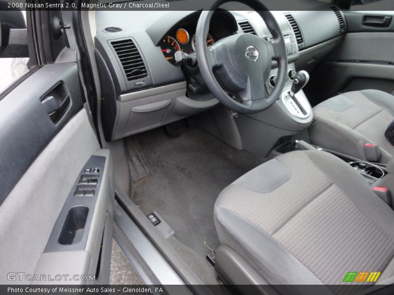 Magnetic Gray / Charcoal/Steel 2008 Nissan Sentra 2.0