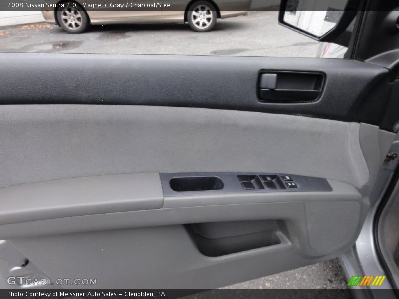 Magnetic Gray / Charcoal/Steel 2008 Nissan Sentra 2.0