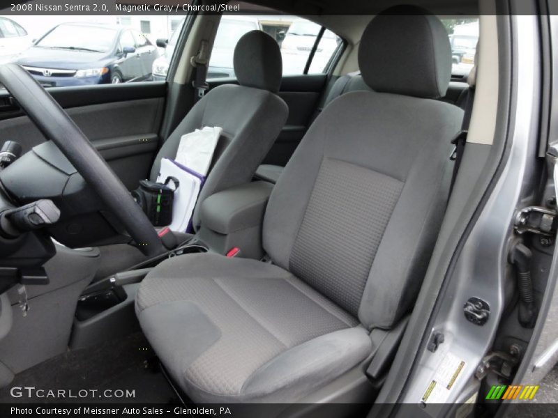 Magnetic Gray / Charcoal/Steel 2008 Nissan Sentra 2.0