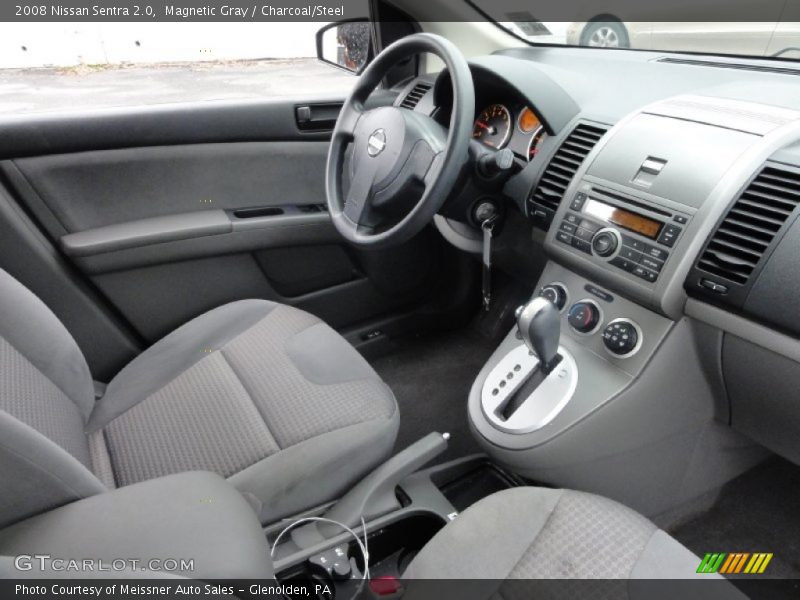 Magnetic Gray / Charcoal/Steel 2008 Nissan Sentra 2.0