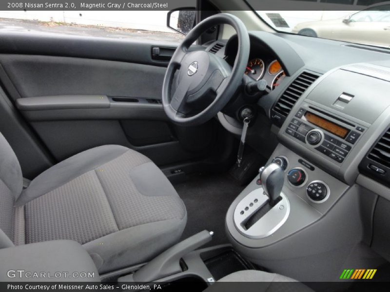 Magnetic Gray / Charcoal/Steel 2008 Nissan Sentra 2.0