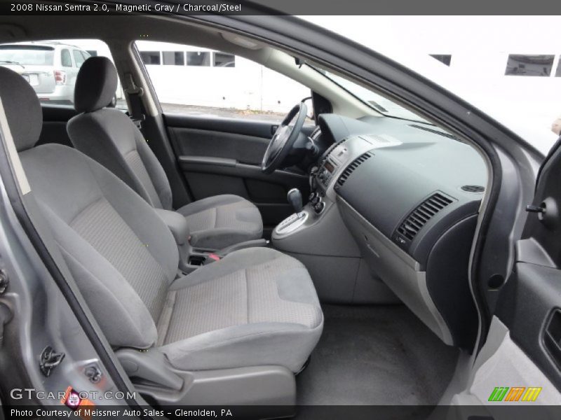 Magnetic Gray / Charcoal/Steel 2008 Nissan Sentra 2.0