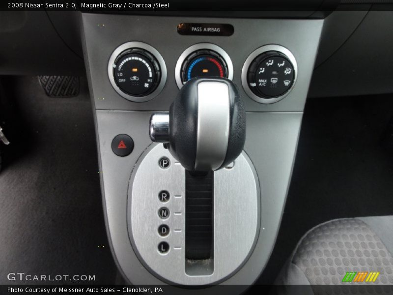 Magnetic Gray / Charcoal/Steel 2008 Nissan Sentra 2.0