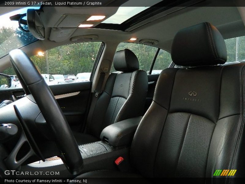 Liquid Platinum / Graphite 2009 Infiniti G 37 x Sedan
