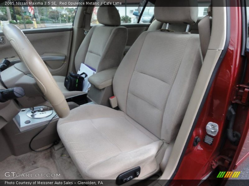 Red Opulence Metallic / Cafe Latte 2005 Nissan Maxima 3.5 SE
