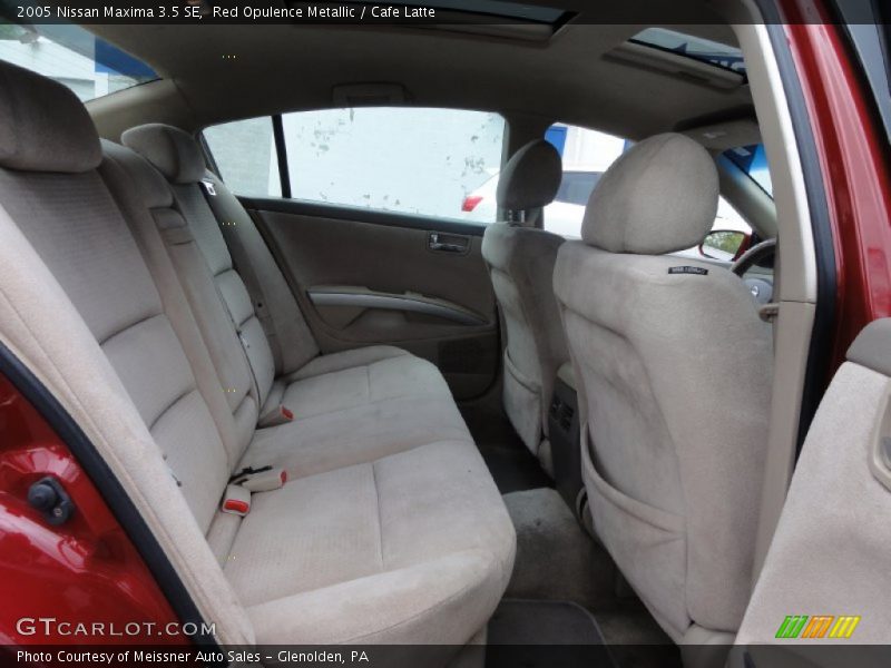 Red Opulence Metallic / Cafe Latte 2005 Nissan Maxima 3.5 SE