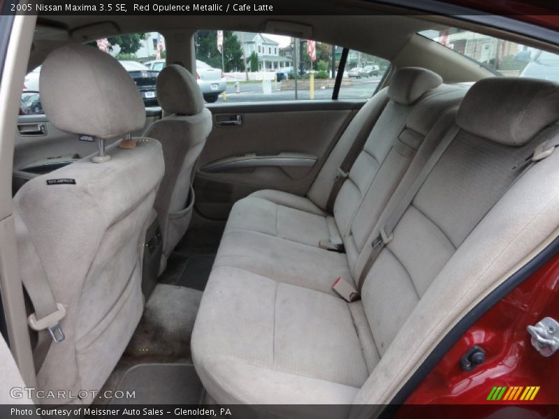 Red Opulence Metallic / Cafe Latte 2005 Nissan Maxima 3.5 SE