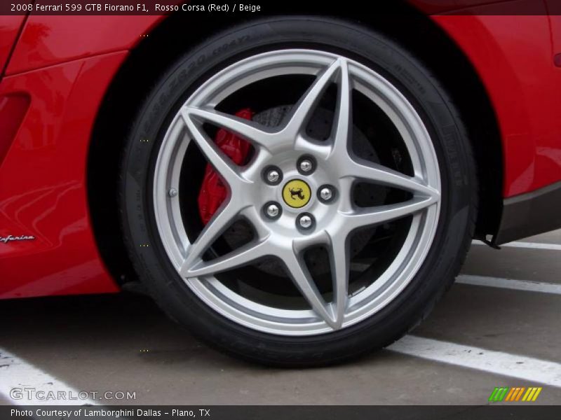 Rosso Corsa (Red) / Beige 2008 Ferrari 599 GTB Fiorano F1