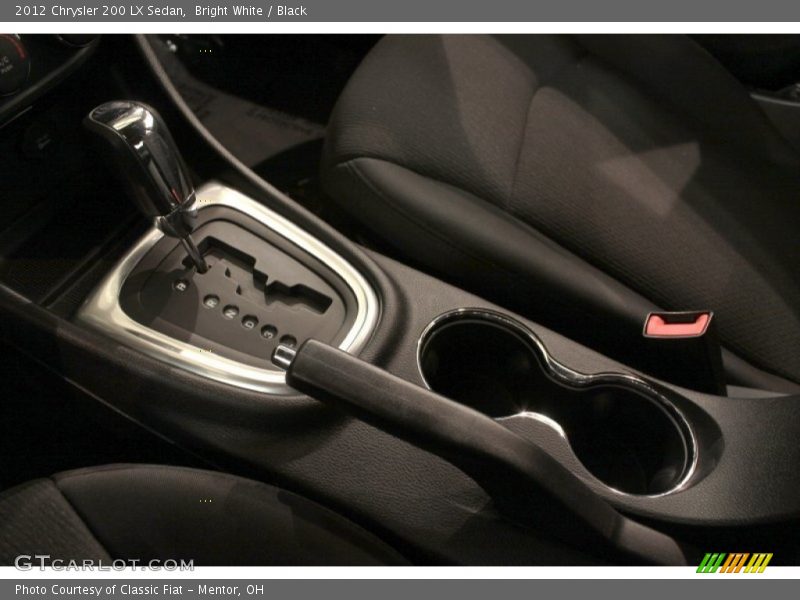 Bright White / Black 2012 Chrysler 200 LX Sedan