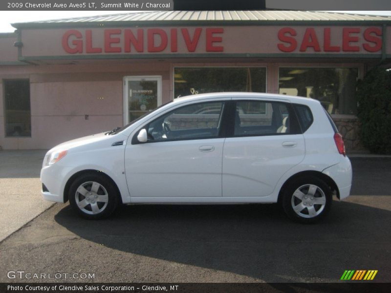 Summit White / Charcoal 2009 Chevrolet Aveo Aveo5 LT