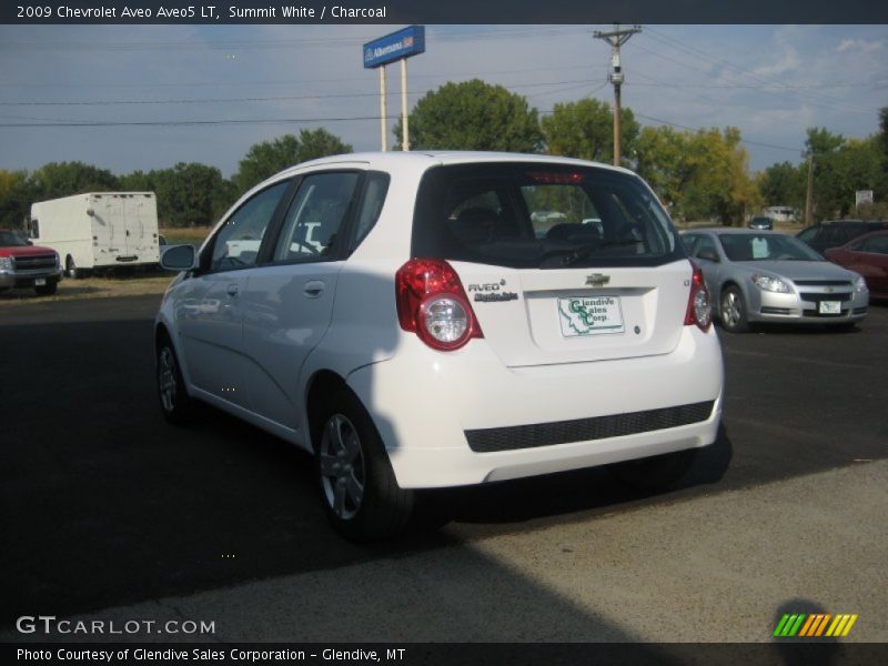 Summit White / Charcoal 2009 Chevrolet Aveo Aveo5 LT