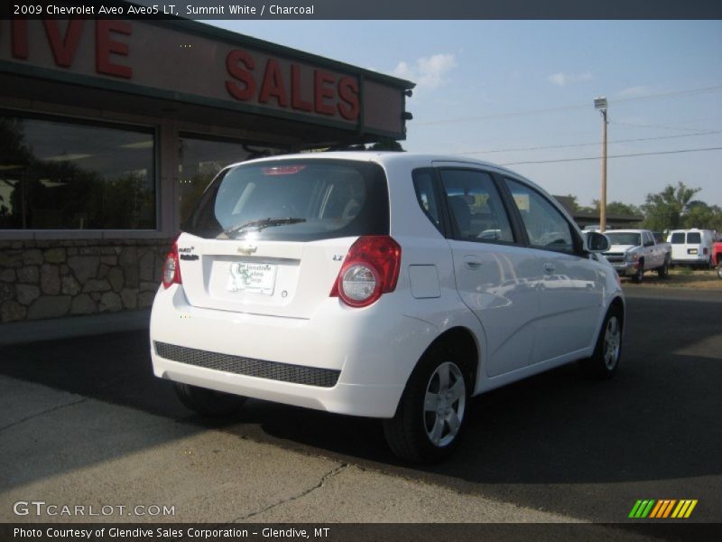 Summit White / Charcoal 2009 Chevrolet Aveo Aveo5 LT