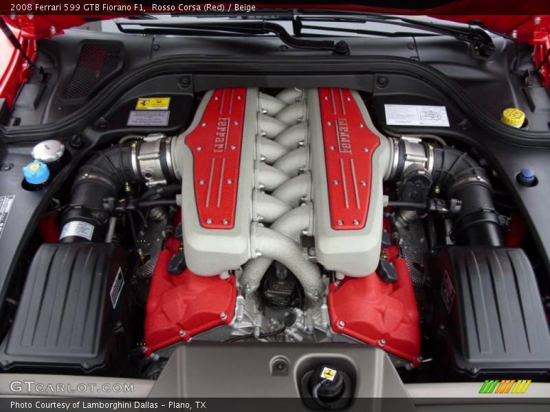 Rosso Corsa (Red) / Beige 2008 Ferrari 599 GTB Fiorano F1
