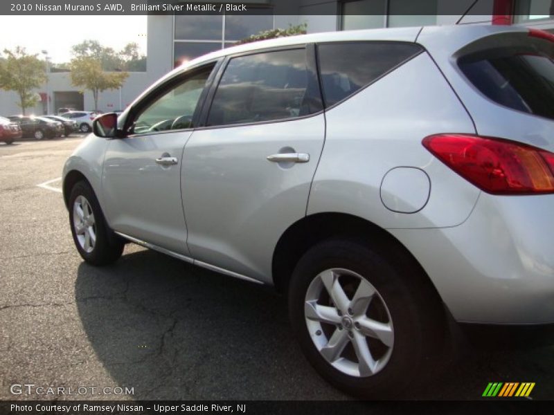 Brilliant Silver Metallic / Black 2010 Nissan Murano S AWD