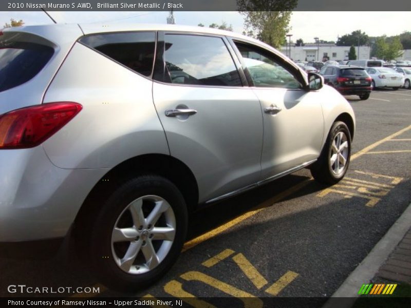 Brilliant Silver Metallic / Black 2010 Nissan Murano S AWD