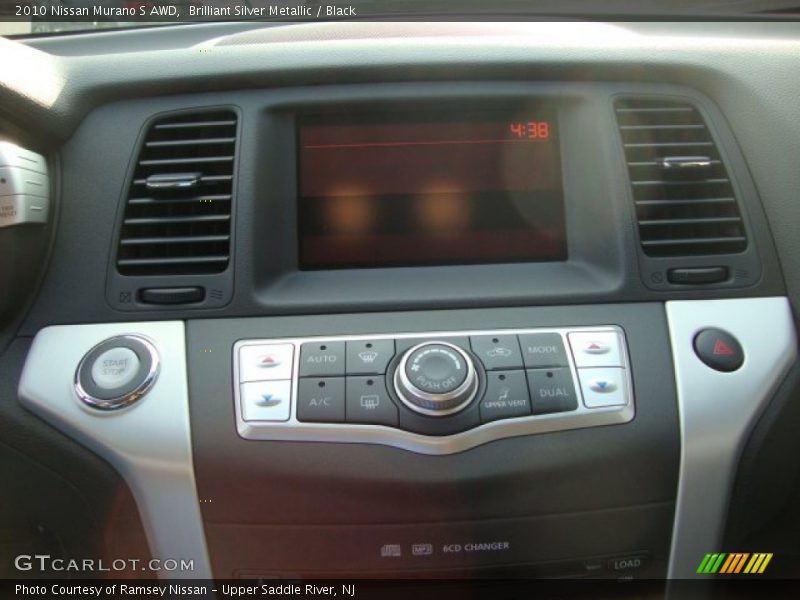 Brilliant Silver Metallic / Black 2010 Nissan Murano S AWD