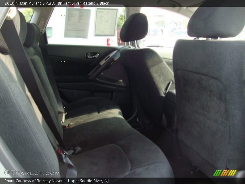 Brilliant Silver Metallic / Black 2010 Nissan Murano S AWD