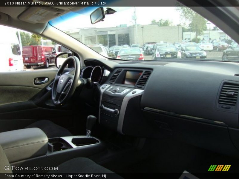 Brilliant Silver Metallic / Black 2010 Nissan Murano S AWD