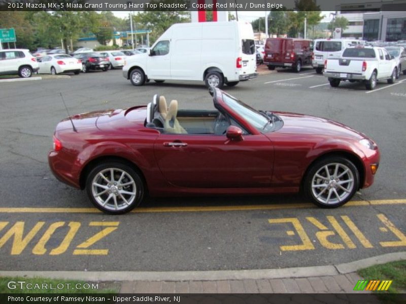 Copper Red Mica / Dune Beige 2012 Mazda MX-5 Miata Grand Touring Hard Top Roadster