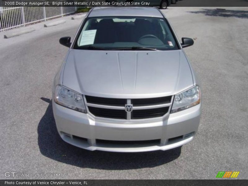Bright Silver Metallic / Dark Slate Gray/Light Slate Gray 2008 Dodge Avenger SE