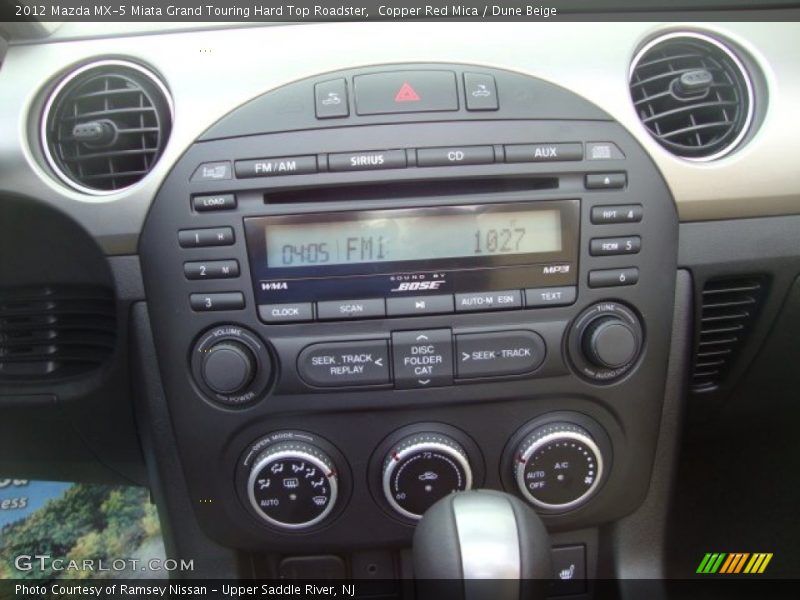Controls of 2012 MX-5 Miata Grand Touring Hard Top Roadster