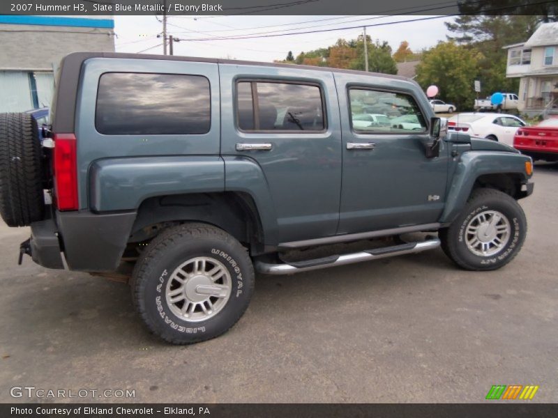 Slate Blue Metallic / Ebony Black 2007 Hummer H3