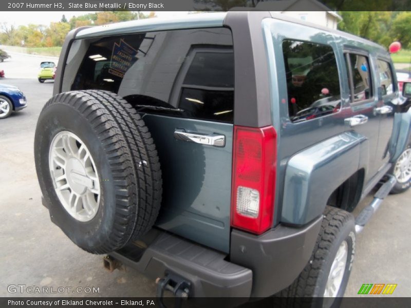Slate Blue Metallic / Ebony Black 2007 Hummer H3