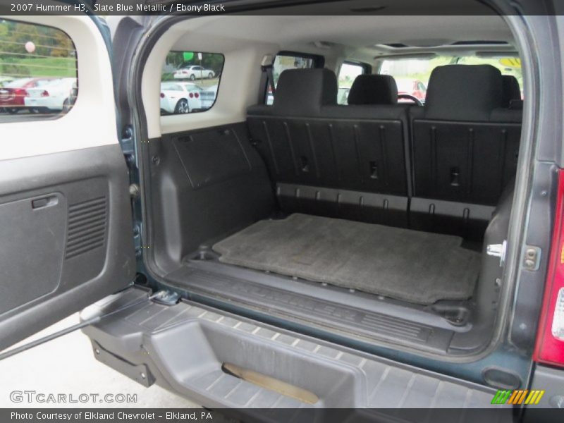 Slate Blue Metallic / Ebony Black 2007 Hummer H3