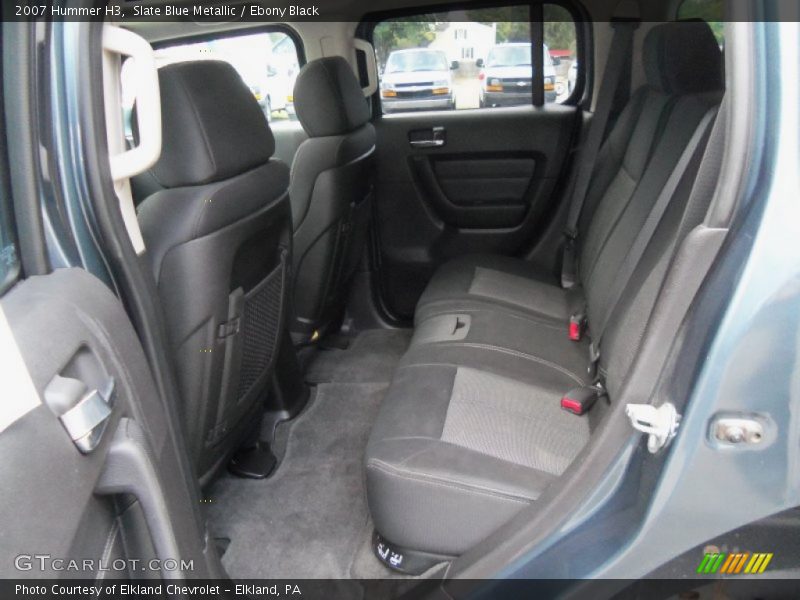 Slate Blue Metallic / Ebony Black 2007 Hummer H3