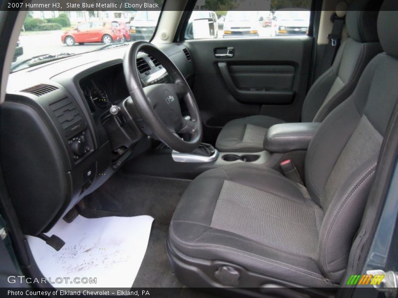 Slate Blue Metallic / Ebony Black 2007 Hummer H3