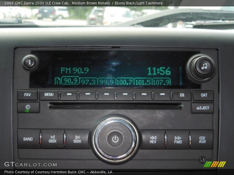 Medium Brown Metallic / Ebony Black/Light Cashmere 2007 GMC Sierra 1500 SLE Crew Cab