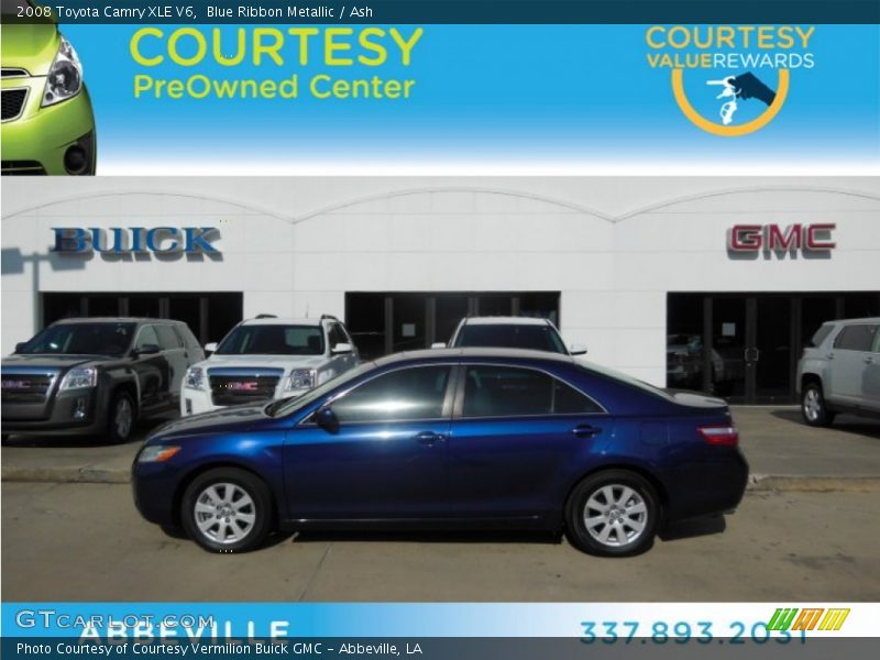 Blue Ribbon Metallic / Ash 2008 Toyota Camry XLE V6