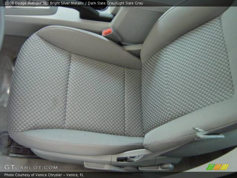 Bright Silver Metallic / Dark Slate Gray/Light Slate Gray 2008 Dodge Avenger SE