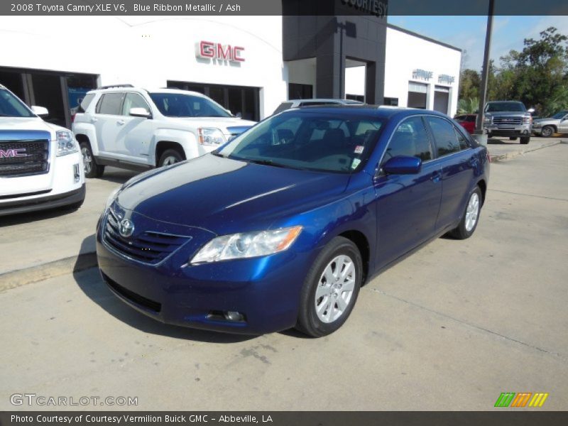 Blue Ribbon Metallic / Ash 2008 Toyota Camry XLE V6