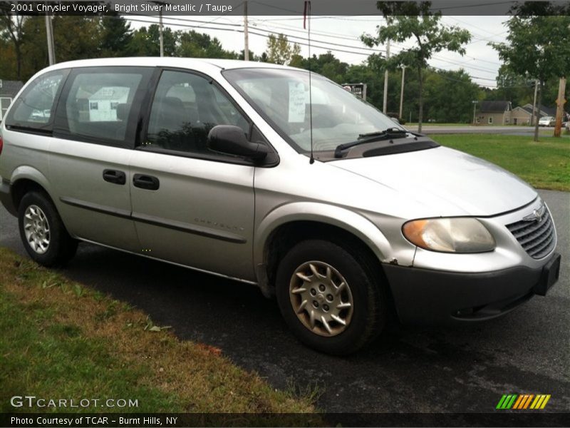 Bright Silver Metallic / Taupe 2001 Chrysler Voyager