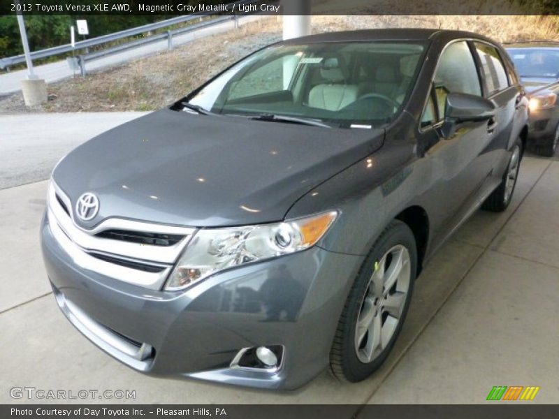 Magnetic Gray Metallic / Light Gray 2013 Toyota Venza XLE AWD